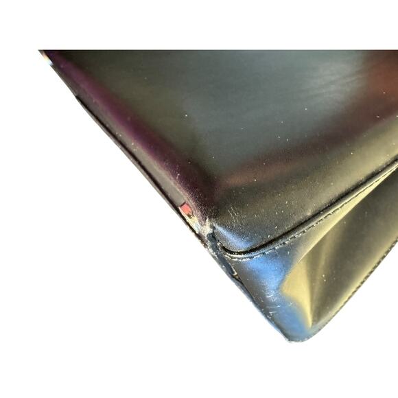 Salvatore Ferragamo Vintage Top Handle Bag in Black w/Silver Hardware - Picture 8 of 16